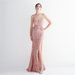 Women's Clothing New Sling Evening Sequin Dress Long Banquet Slim Evening Dress With Elegant Temperament_ecoleips.com