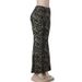 Aria Basics XY25283 High-Waited Leopard Print Fahion Bell-Bottom 2025 European And American Cro-Border New Veratile Caual_ecoleips.com