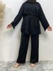 Hot Selling Arrivals Muslim Woman Tops And Pants Set Hight Quality Two Peice Set For Women Islamic Turkey Clothes Dubai Fashion_ecoleips.com