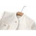 Women’s Clothing Spot autumn and winter new white wool stitching small stand up collar lace up new Chinese collar celebrity light luxury jacket trendy_ecoleips.com