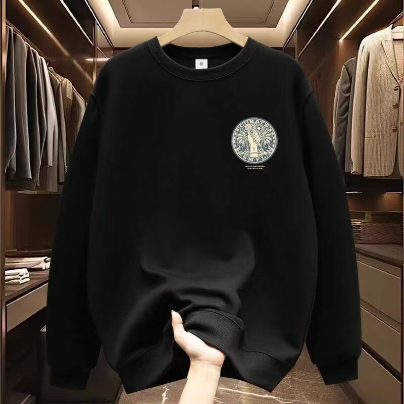 FW25 Matching Couple Cotton Crew Neck Sweatshirt - His & Hers_ecoleips.com