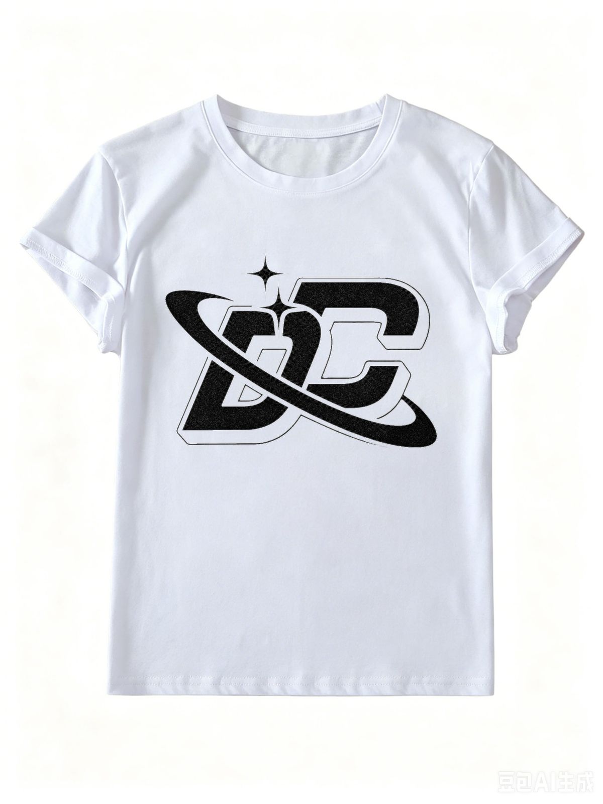 Women’s Cute Illustration Print T-Shirt, Casual Crew Neck Tee For Relaxed Spring & Summer Outfits_ecoleips.com