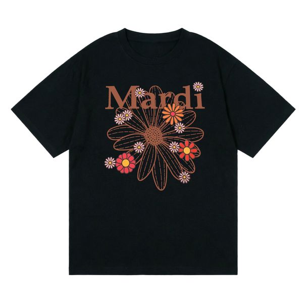 Mardi Mercredi Women's Summer Top. Feel The Breeze, Show Your Style. Signature Daisy Graphic, Soft Pure Cotton, Loose Fit, Mix & Match Easily_ecoleips.com
