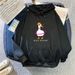 women's Hoodie 2024 New Spring Autumn Hooded Top, Large Size, Long-sleeved, Casual And Loose Fit_ecoleips.com