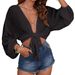 2025 Cover-Up Solid Color Bikini Beach Shirt For Women_ecoleips.com