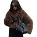 Fur Jacket Women's Short Street Fashion Fox Fur Coat New Autumn And Winter Plush Women_ecoleips.com