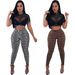 Women's Clothing Mesh Two Piece Set - Sexy Nightclub Outfit With Sheer Top & High-Waisted Shorts Dare To Shine In Mesh_ecoleips.com
