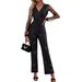 women's fashion slim silver hot jumpsuit evening dress women's clothing_ecoleips.com