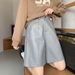 High-Waisted PU Leather Shorts For Women - Wide Leg Straight Cropped Pants With Pockets (Black, Gray, S-3XL) | Stylish & Comfortable Boot Pants_ecoleips.com