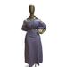 Women's Striped Lace Blouse & Skirt Set – Trendy Casual Outfit (Blue, Sizes S-XXL)_ecoleips.com