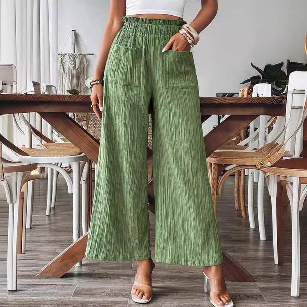 2026 Japanese Style Yamamoto Pants, Refreshing, Quick Drying, Fashionable, Atmospheric, Solid Color, Casual, Daily Commuting Straight Leg Pants For Wo_ecoleips.com