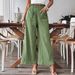 Classic Straight Leg Pants For Women - Soft & Comfortable Stretch Fabric, Versatile Solid Color Casual Trousers For Everyday Wear_ecoleips.com