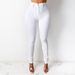 Women's Clothing Slim High Waist Slim Fit Denim Small Pencil Foot Pants_ecoleips.com