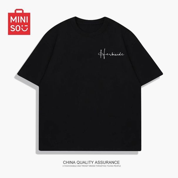 women's High-quality Round-neck Pullover Short-sleeved T-shirt_ecoleips.com