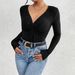 Voya Women's Lace Intellectual Style T-shirt For Spring And Summer 2026, V-neck Slim Fit And Slimming Design_ecoleips.com