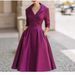 Women's Clothing Elegant Formal Long Sleeved Dress For Women Waist Defining Style For Formal & Casual For Women_ecoleips.com