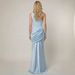 Women's Sleeveless Slim Fit Ruched Panel Solid Color Bodycon Mermaid Hem Maxi Dress – Elegant Party Gown_ecoleips.com