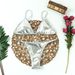 Women's Clothing New Bikini Glossy Silver Swimsuit Split Gold Stamped Three Point Women's Swimsuit Supply_ecoleips.com