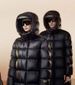 Unisex Long Goose Down Coat – Extreme Cold Weather Parka With Black Gold Accents (Black, S-XXL)_ecoleips.com