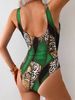 2026 Slimming High-End Training Bikini One Piece Swimsuit Retro Conservative Design For Professional Competitive Swimming_ecoleips.com