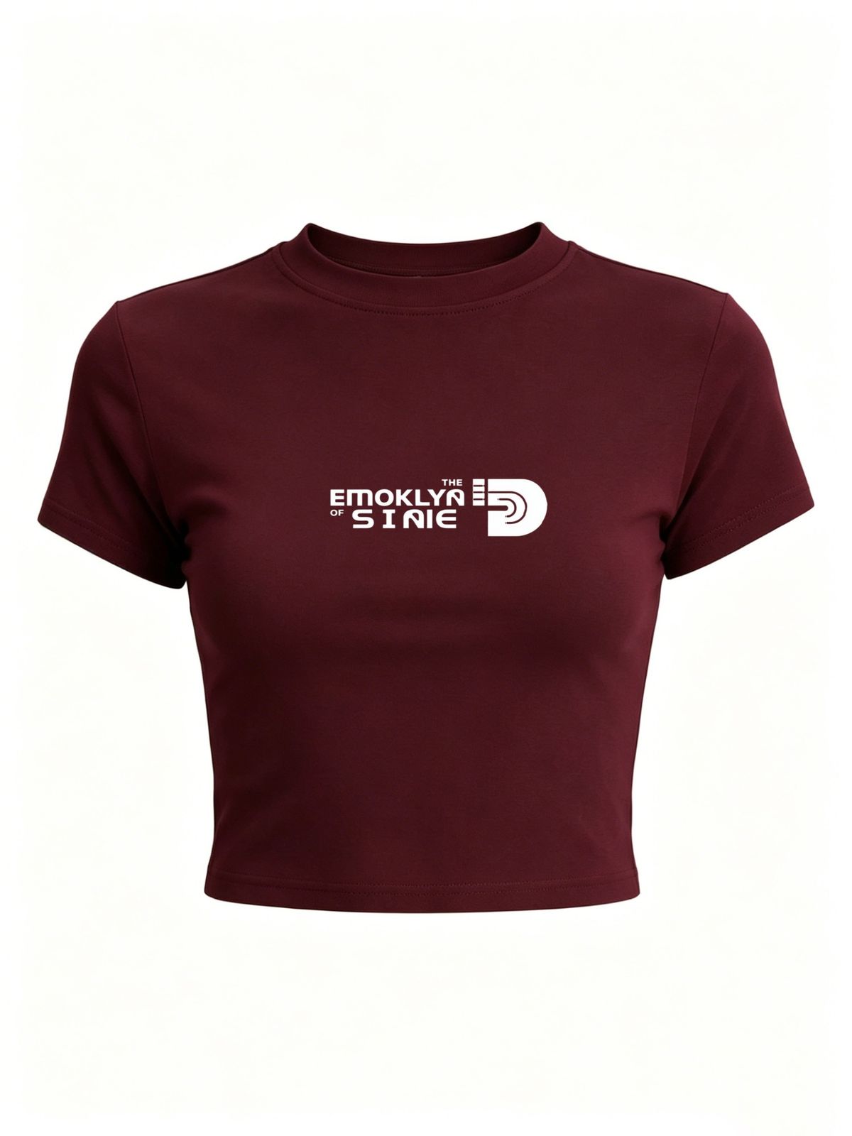 Women's Cute Cropped T-Shirt, Solid Color Short Tee For Leisure Summer Dressing_ecoleips.com