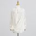 Elegant French Style High Neck Long Sleeve Short Dress Three Dimensional Floral Embellishment Pleated Women's Party Wear New Style_ecoleips.com