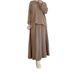 Women's Clothing Clothes Autumn Casual Shirt Autumn Clothing Half Length Skirt Suit Women_ecoleips.com