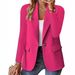 Women's Clothing Spring And Autumn New Casual Slim Temperament Professional Women's Wear Multi Color Suit Jacket_ecoleips.com