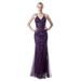 Cross-Border Sequin Sexy Strap Banquet European And American Wedding New Elegant Women's Dress_ecoleips.com