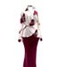 Women's Clothing Fashion V Neck Splicing Print Lace Up Slim Skirt Suit_ecoleips.com