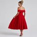 2025 Spring New Fashionable And Sexy One Collar Bareback Solid Color Strapless Dress For Women_ecoleips.com