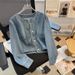 Design Sense Niche Single-Breasted Short Denim Jacket For Women 2025 Spring New Style Little Loose Versatile Top_ecoleips.com