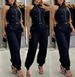 Women's Clothing Summer Sexy Halter Neck Tops Casual Overalls Two Piece Suits_ecoleips.com