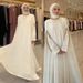 European And American Cross-border Women's Clothing, Middle Eastern Arab Chiffon Sequin Evening Dress, African_ecoleips.com