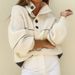 Women's Clothing Outerwear Loose Striped Turtleneck Knitted Sweater_ecoleips.com
