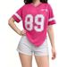 Color Block V-Neck Short Sleeve T-Shirt - Breathable Mesh Loose Fit Sports Top For Men & Women - Trendy Streetwear (White/Black, S-3XL)"_ecoleips.com