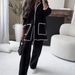 Women's Fashion Casual Loose Solid Color Two-piece Set_ecoleips.com