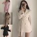 Women's Clothing Spring And Autumn Suit Commuting All Match Lace Up Waist British Style Women_ecoleips.com