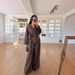 Women's Clothing Women's Fashion Casual Suit Flower Tie Cardigan High Waist Wide Leg Trousers Two Piece Suit For Women_ecoleips.com