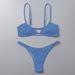Multi Color Sexy Sling Strap Split Swimsuit European And American Three Point High Waist Hot Spring Bikini Swimsuit_ecoleips.com