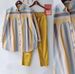 Women's Clothing Summer New Style Fashion Temperament Elegant Loose Slim Printed Striped Two Piece Suit For Women_ecoleips.com