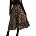 G-52206#Elegant Midi For Women Leopard Print Simple Fashion Slim Fit A-line Skirt_ecoleips.com