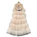 Luxury Elegant Sequined Beaded Mesh Tulle Dress French Style Waist Cinching Slimming Long Dress For Women_ecoleips.com