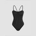 Summer Export Style European American Girl Patchwork Shapely Bodysuit Sexy Slim Fit Backless Solid Color Women's Jumpsuit Romper_ecoleips.com