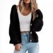 Women's Clothing New Products Foreign Trade Loose Knitted Jacket Sweater Cardigan_ecoleips.com