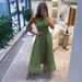 Slim Fit Solid Color Long Dress for Women Elegant Luxurious Commuter Work Autumn Spring Regular Size European American Style_ecoleips.com
