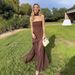 Cro-Border European And American Women' AliExpre Hot-Selling Elegant Fahion Straple Off-Shoulder Sleevele_ecoleips.com