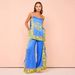 Women's Retro Ethnic Style Satin Print Casual Suit Fashion Sexy_ecoleips.com