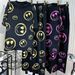 Fashionable Plus Size Two Piece Set For Women Smiley Face Wide Leg Pants And Short Sleeved Top Casual Loose Fitting Design Popular_ecoleips.com