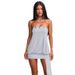 New Arrival Summer Strapless Dress Sexy Slim Fitted Bodycon Dress With Ring Detail Resort Vacation Party Dress_ecoleips.com